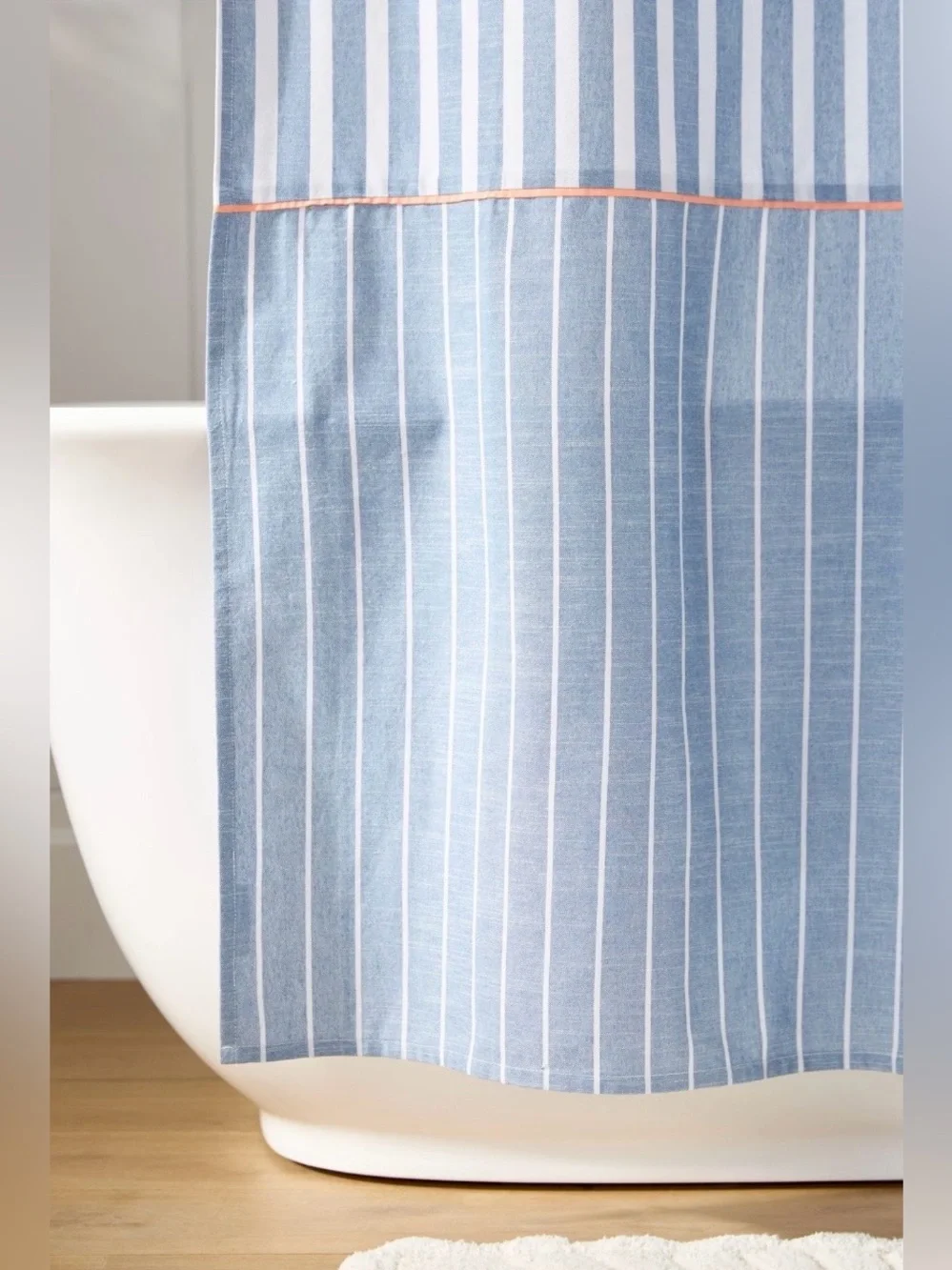 ▪️NWT Anthropologie Livia Cotton Woven Shower Curtain